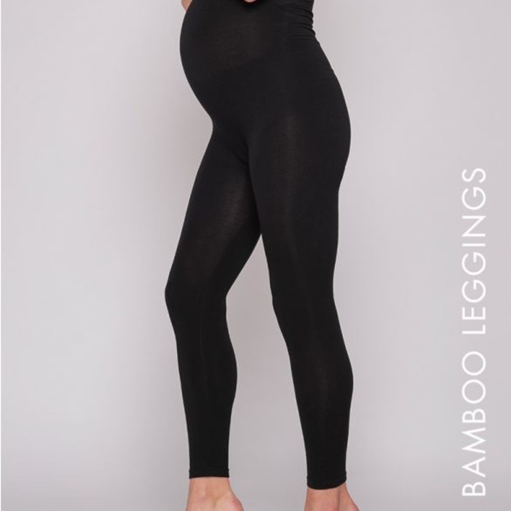 Seraphine Bamboo Maternity Leggings - Set of two (Small)